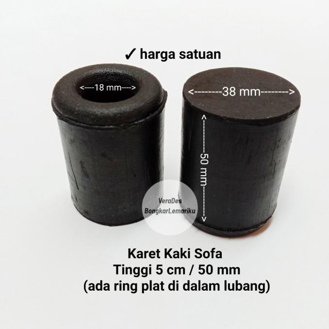 Karet Kaki Sofa Tinggi 5 cm / Karet Kaki Box Speaker Tebal