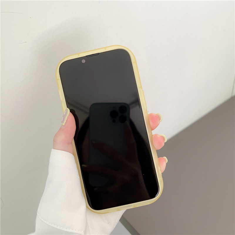Soft Case TPU Transparan Motif Keju Cover IPhone 13 12 11 Pro Max X Xs Max XR