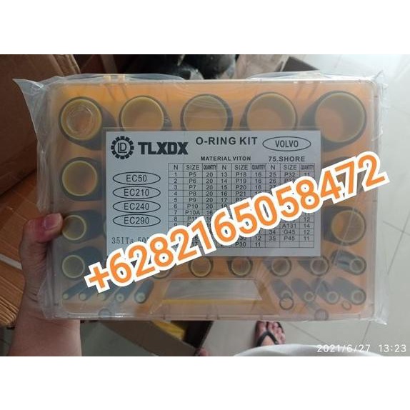 Nw Oring Box Viton Oring Kit Oring Set Hyundai R2107 R2209 Viton