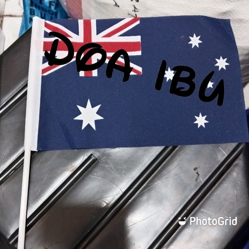 

best seller bendera tangan bendera stik AUSTRALIA ready stock