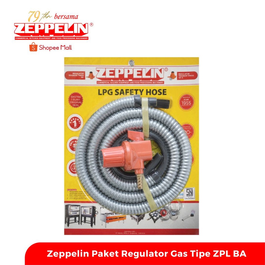 Jual Zeppelin Paket Regulator Gas Tipe ZPL BA Shopee Indonesia