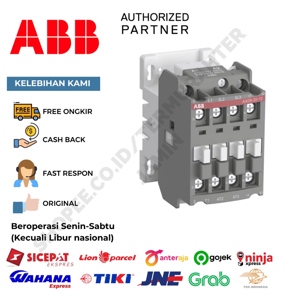 ABB 1SBL911074R8001 Contactor AX12-30-01-80 220-230V/50HZ