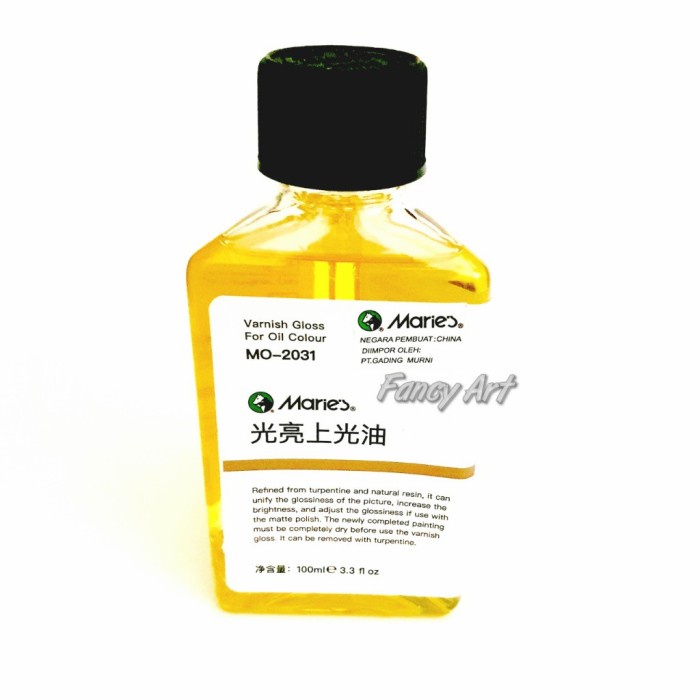 

Bagus Maries Gloss Varnish 100Ml / Varnish Glossy For Oil Colour Bagus