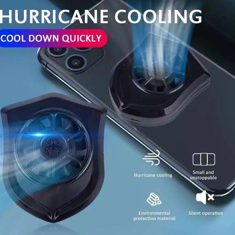 TJL.18Oc22ᴼ ◦ P11 Universal Hurricane Cooling Pad/Fan Hp + Bonus Sarung Jempol/ Jari