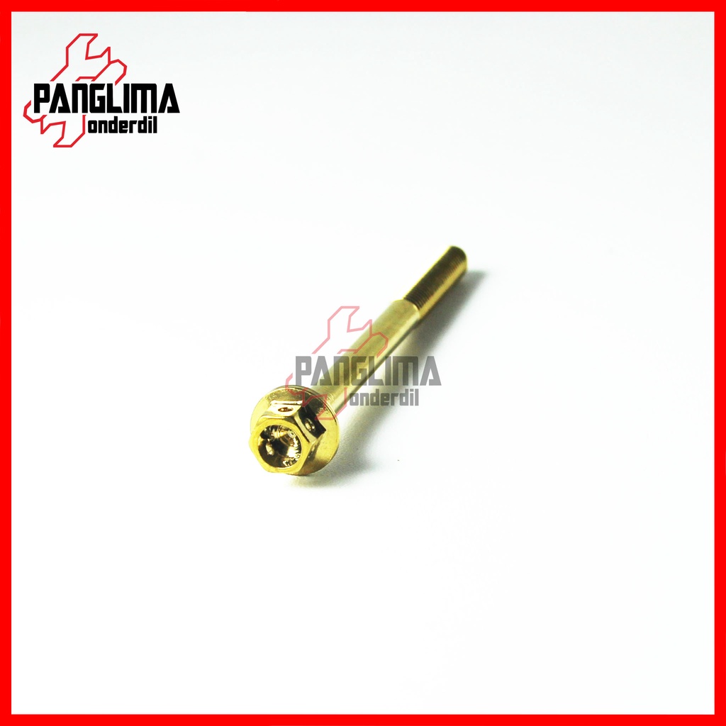 Baut Probolt M6x80-6x80-6 x 80-M6 x 80 Kunci 8 Gold-Emas Baud Pro Bolt