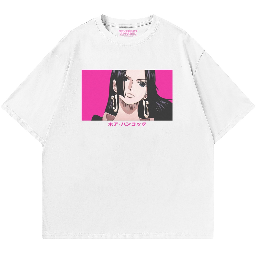 Neverdry | OVERSIZE | Tshirt | Boa Hancock | One piece | Basic White