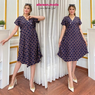 Terbaru Daster Pendek Sexy Daster Tali Serut Dada Kancing Depan Busui