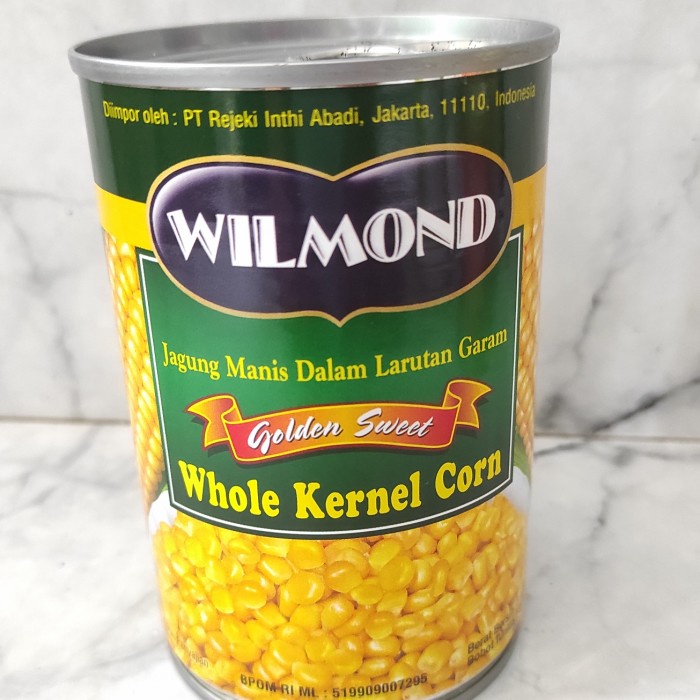 

Wilmond whole kernel corn 425g jagung kaleng manis dalam larutan garam