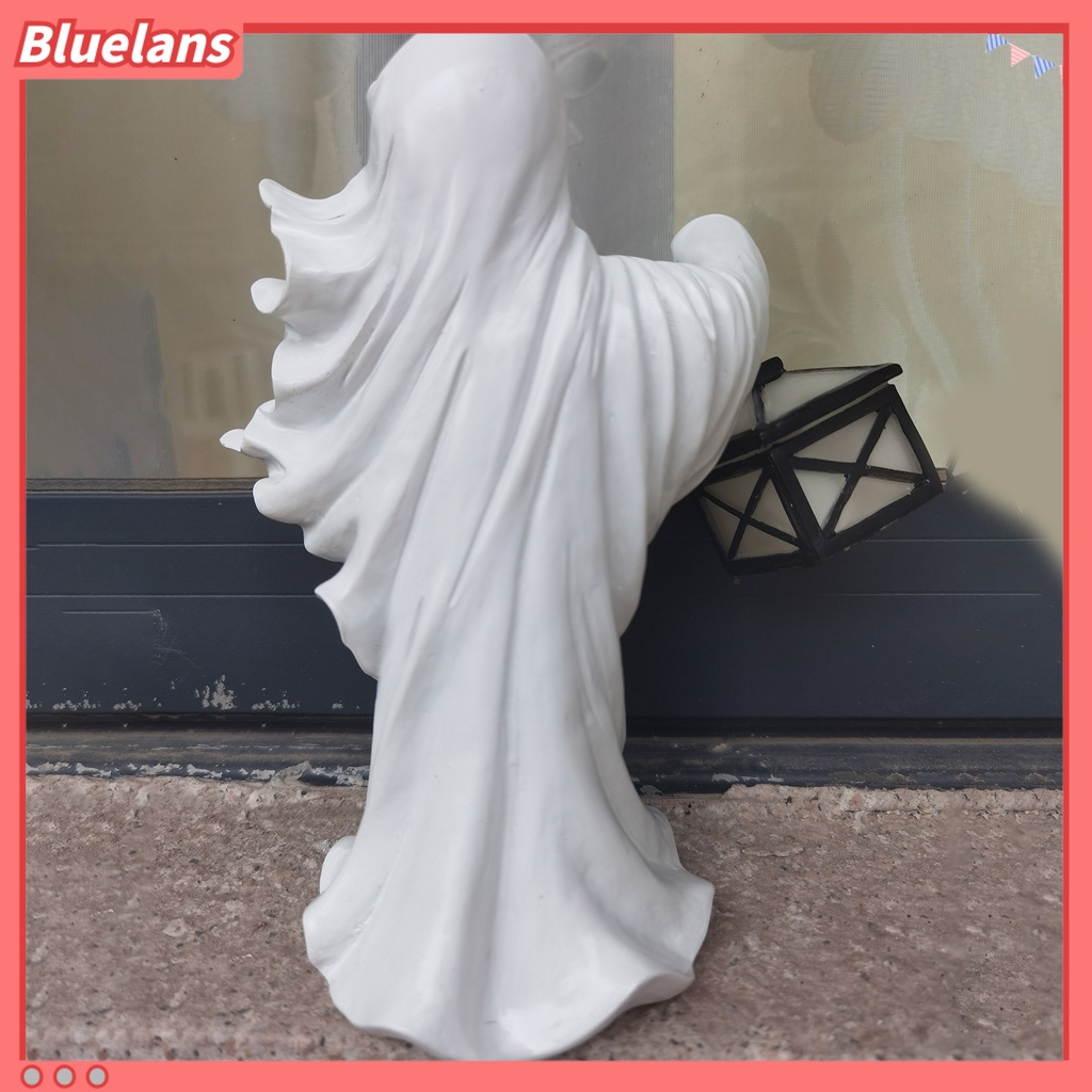 Lampu Malam LED Bentuk Penyihir Halloween Bahan Resin Untuk Dekorasi Taman