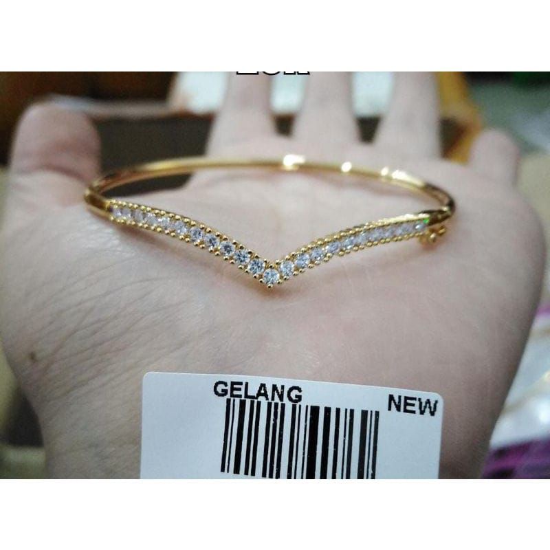 Gelang Fuji Aurel Kaitan Samping lapisan emas