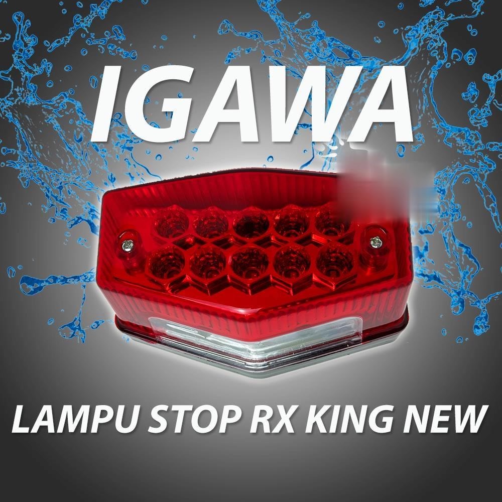 LAMPU STOP BELAKANG RX KING LED MODEL MATA KUCING 10 MATA STOPLAMP RXKING LAMPU STOP LAMP RXK