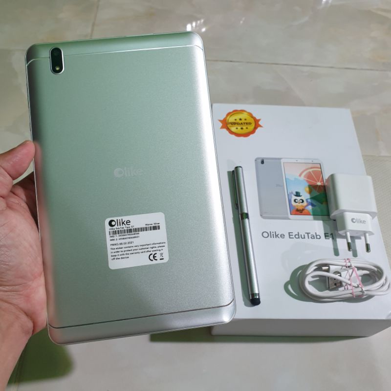 olike edutab e1 8inch 3/32 ram 3gb rom 32gb mulus lengkap