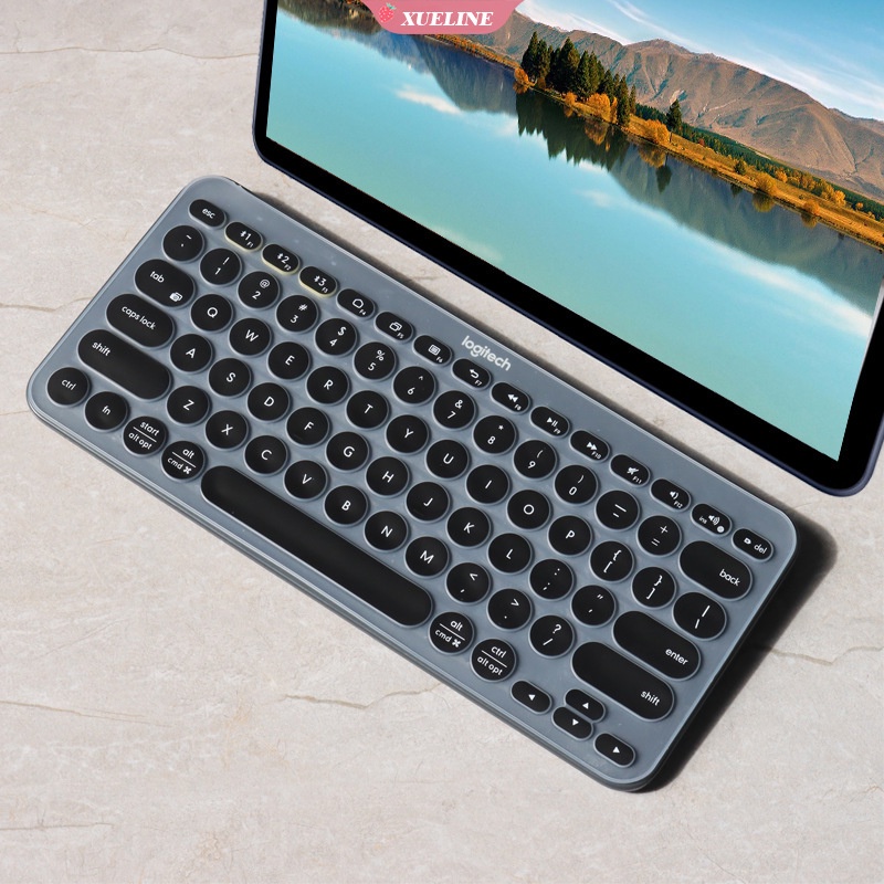 Skin Pelindung Keyboard Warna Putih Untuk Logitech K380 (ZXL)