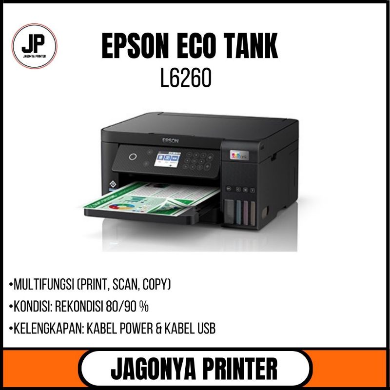 Jual Printer Epson Ecotank L6260 A4 Wi Fi Duplex All In One Ink Tank Printer Shopee Indonesia 2653