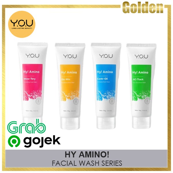 YOU Hy! Amino Facial Wash Oil Control Brightening Anti Acne Hydrating