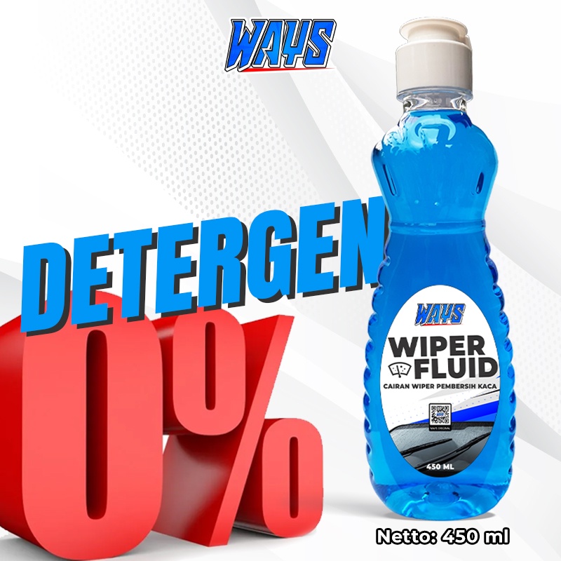 WAYS Wiper Fluid Cairan Pembersih Kaca Mobil / Windshield Cleaner - 450ml