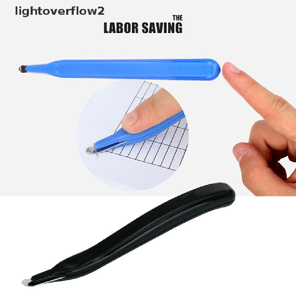 (lightoverflow2) 1pc Alat Pencabut Staples Portable Untuk Kantor