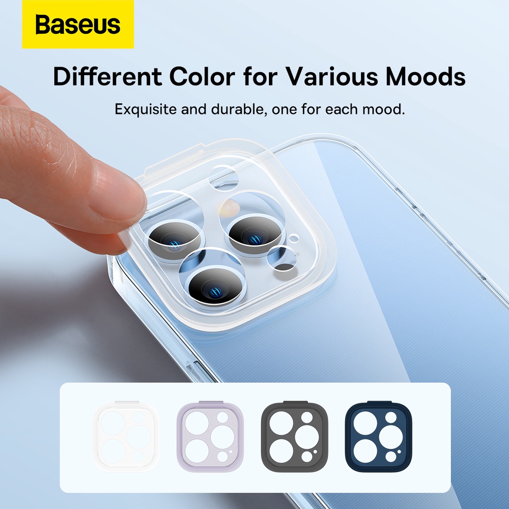 [FREE TG] Casing iPhone 14/Plus/14 Pro/Max Baseus Soft Case Slim dengan Detachable Camera Protector