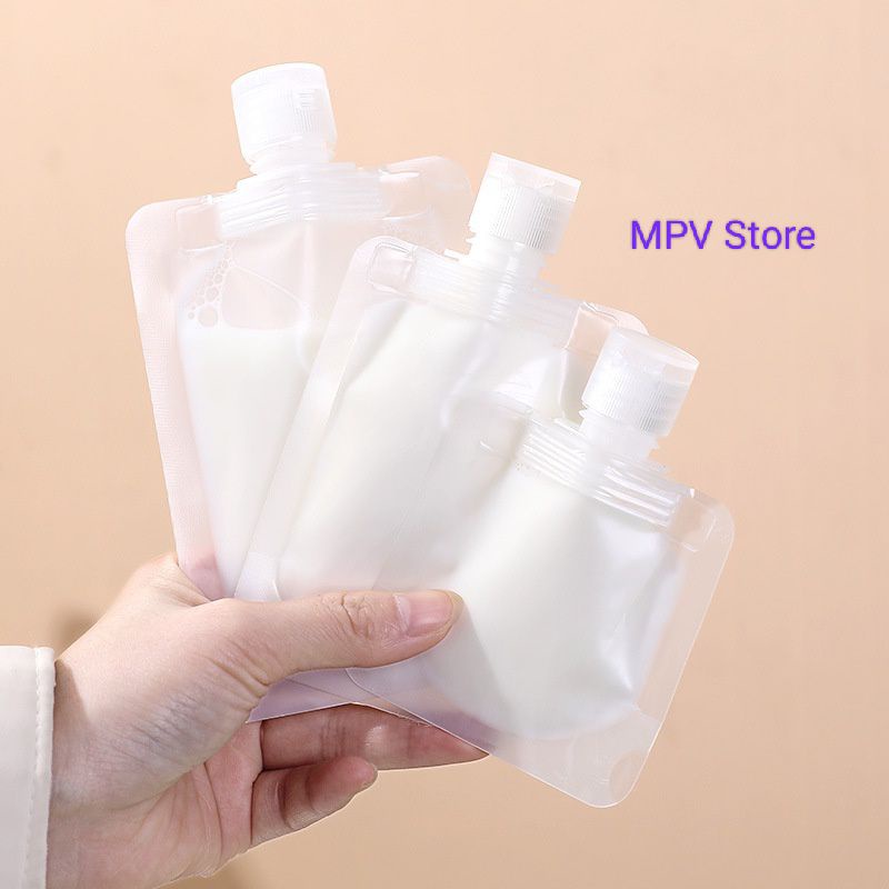 Refill Tempat Sabun Cair l Travel Pouch Reusable Refillable Shampoo Soap Lotion