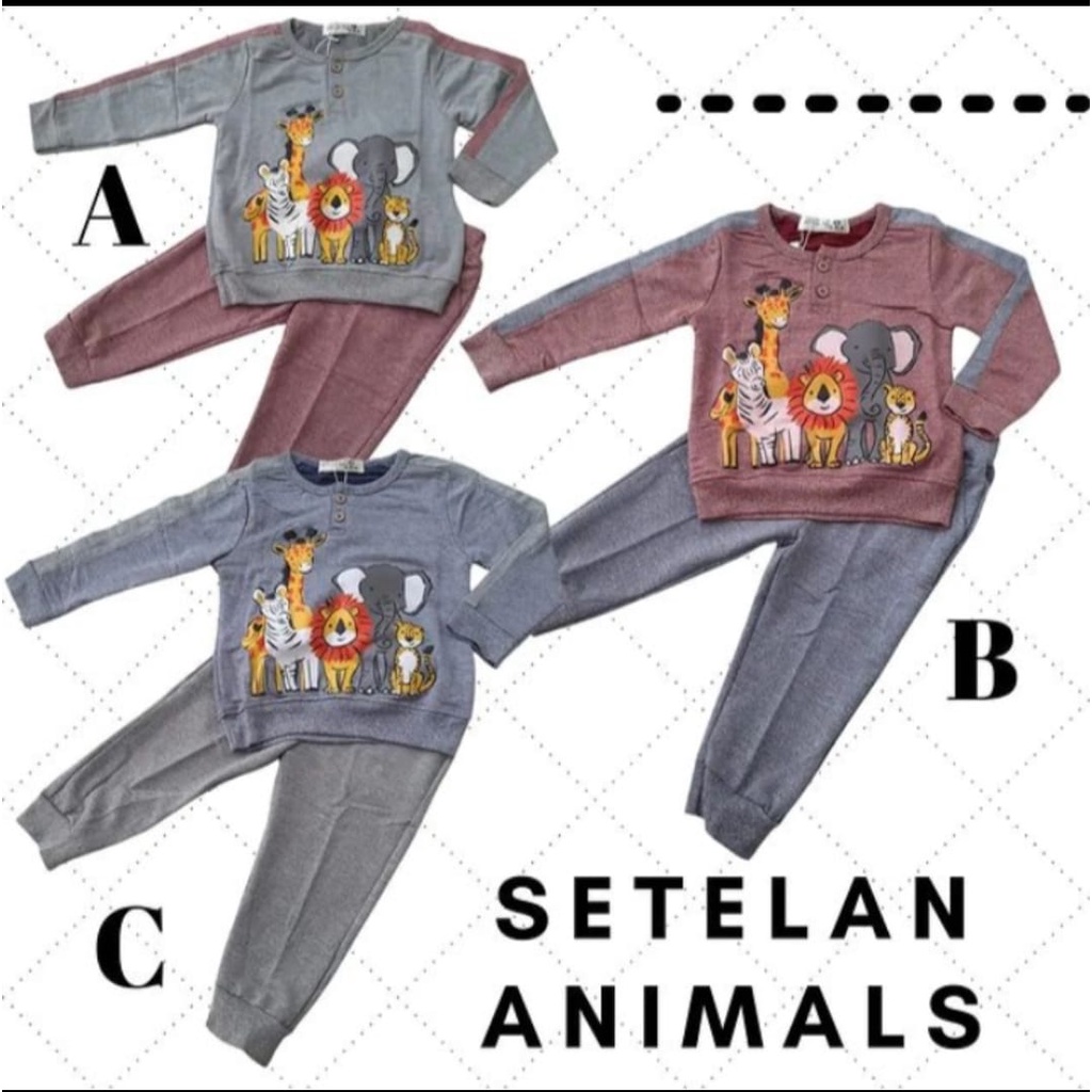 setelan panjang La Qi Lai all size