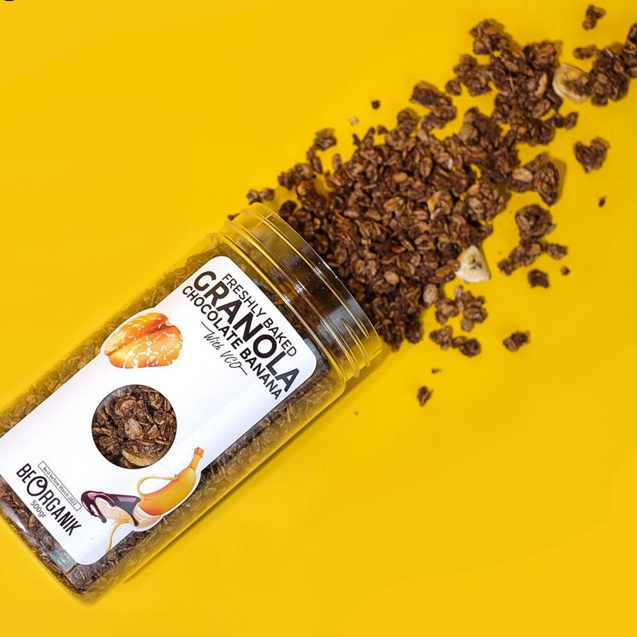 

BISA COD ✔️Beorganik Granola Roasted with Extra Virgin Coconut Oil 500gr|RA8