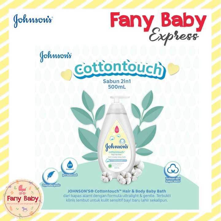 JOHNSONS 2IN1 HAIR AND BODY 500ML