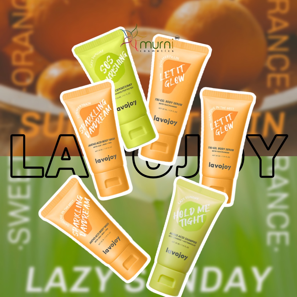 LAVOJOY CONDITIONER , SHAMPOO , BODY WASH , BODY SERUM 30ML