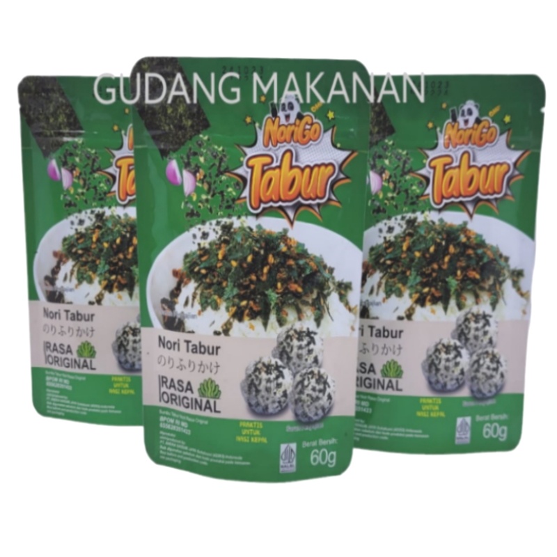 Nori Tabur Rumput Laut Panggang Original 60gr