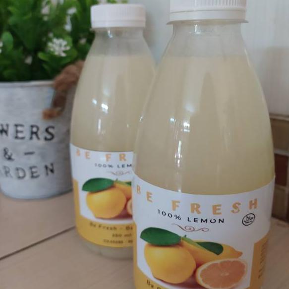 

COD✔️Be Fresh 100% Sari Lemon 250 ml Segar Lemon Peras|SQ5