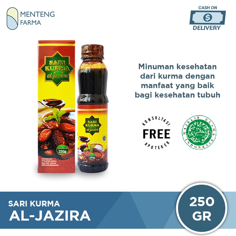 Sari Kurma Al Jazira 250 Gram - Minuman Rasa Sari Kurma Asli