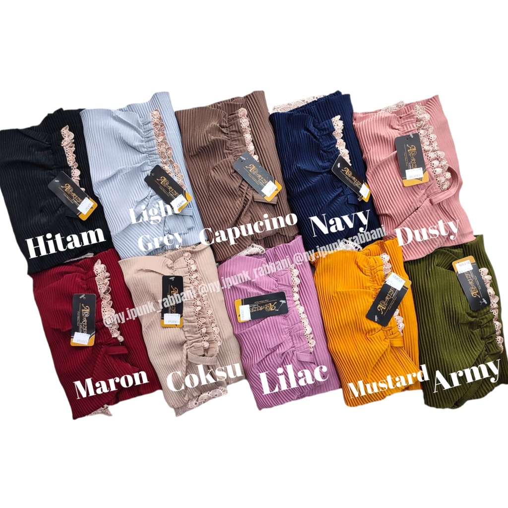 Hijab Instan Bergo Kerut LAURINA by Ar-Rizfa