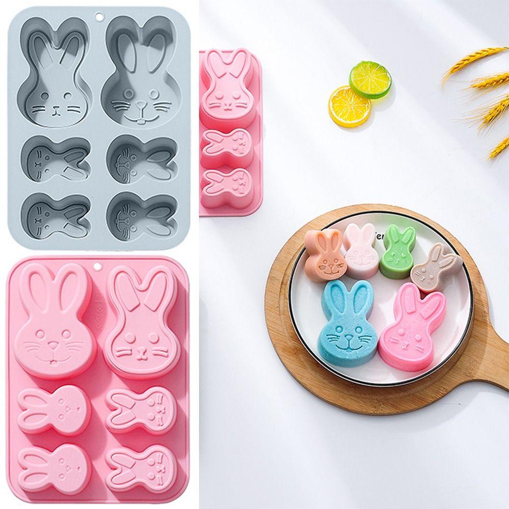 Preva Cetakan Silikon Jelly Dekorasi Liburan Baking Pan Rabbit