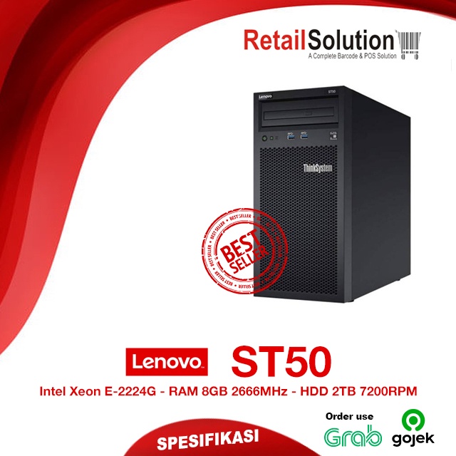 PC Server - Lenovo ST50 / ST 50 Intel Xeon E-2224G - 7Y48A02PSG