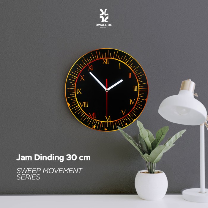 Jam dinding karakter led aesthetic kecil JAM DINDING 3D tempel E2W3 digital Jam Ruang Tamu minimalis