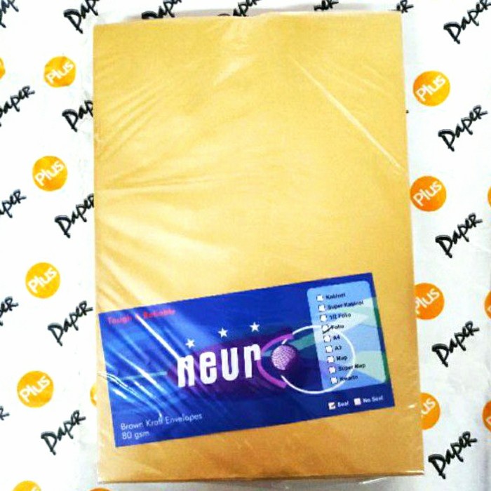 

Unik Amplop Coklat Folio Lem Neuro (100Pcs) Promo