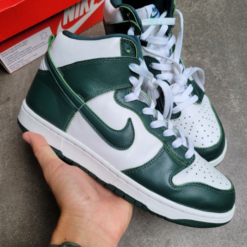Nike Dunk High SP Spartan Green || michigan state team