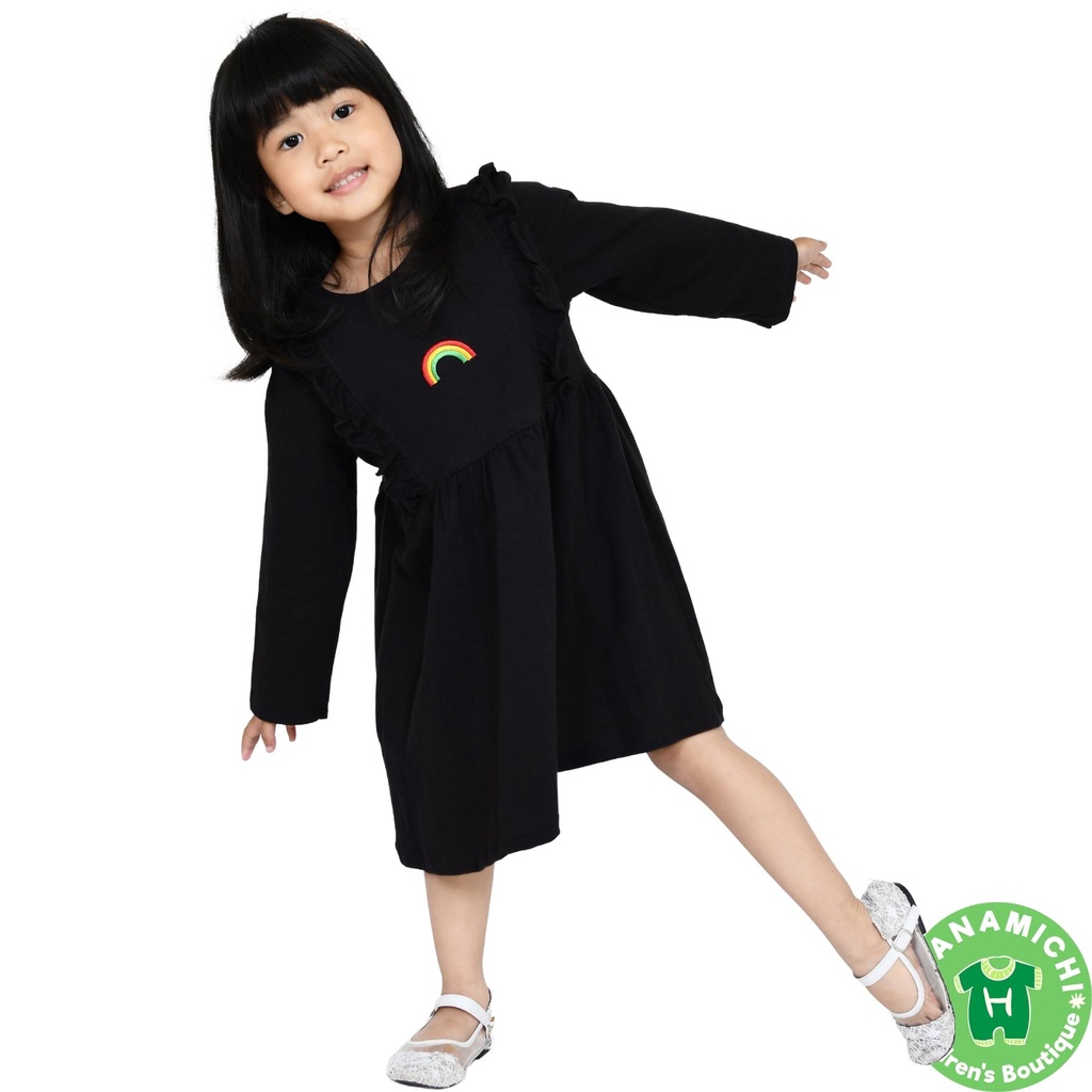 Hanamichi AIRA Dress Anak Premium Lengan Panjang Balita