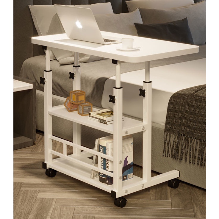 Meja Laptop Lipat Adjustable Portable Rotate Laptop Desk Komputer Tulis / Meja Laptop Roda / Meja Belajar / Meja Makan / Meja Tulis / Meja Belajar Anak / Meja TV / Meja Rias / Meja Kerja Minimalis / Meja Lipat Tinggi Portable Dewasa Stand Lesehan Meja TV