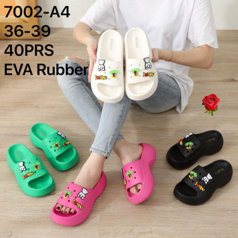 Sandal Fuji Viral Wanita Sandal Wedges Wanita Sandal Selop Jelly