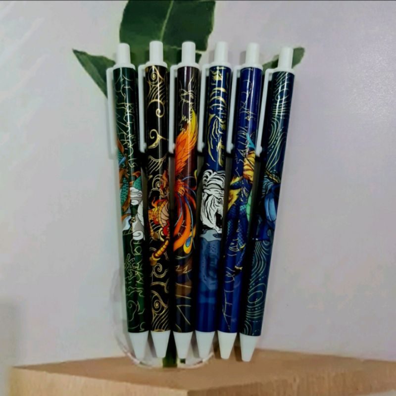 PULPEN MEKANIK MOTIF NAGA ANIME JEPANG