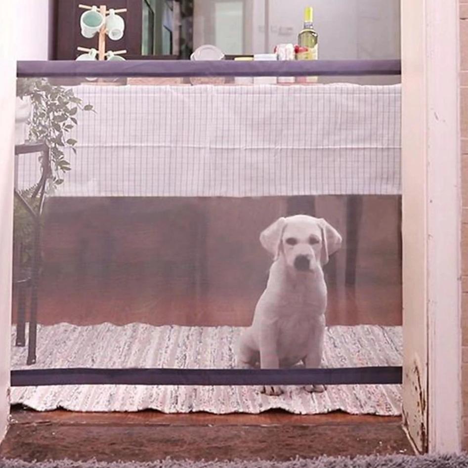 Pagar Portable Penghalang Sekat Hewan Anjing Kucing Cat Dog Mesh Gate Safe Guard ▪ TZA.22Oc22w