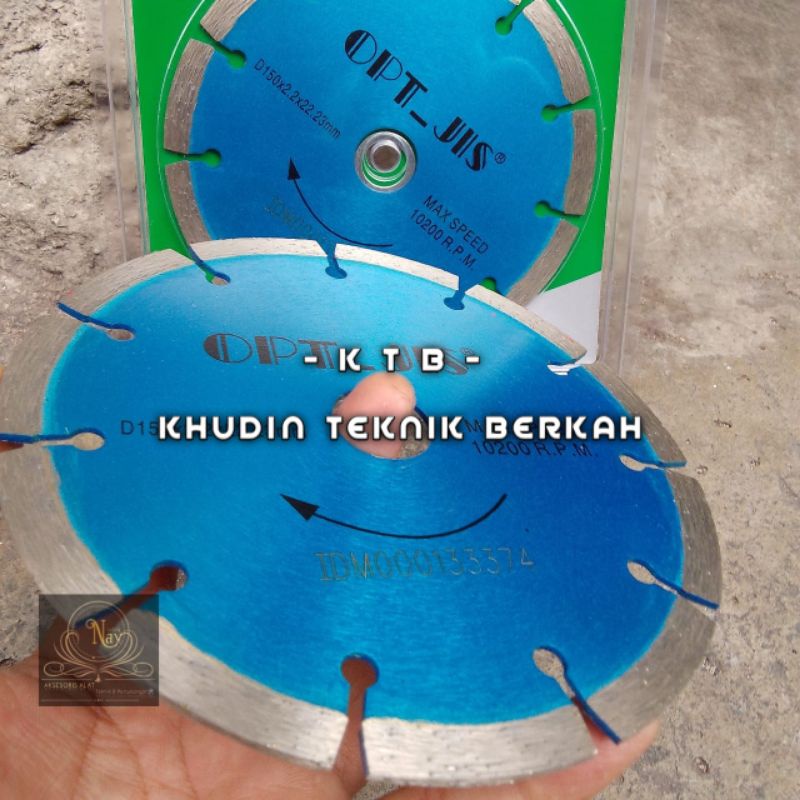 Mata Potong Keramik Granit Marmer 6 Inch OPT JIS Germany