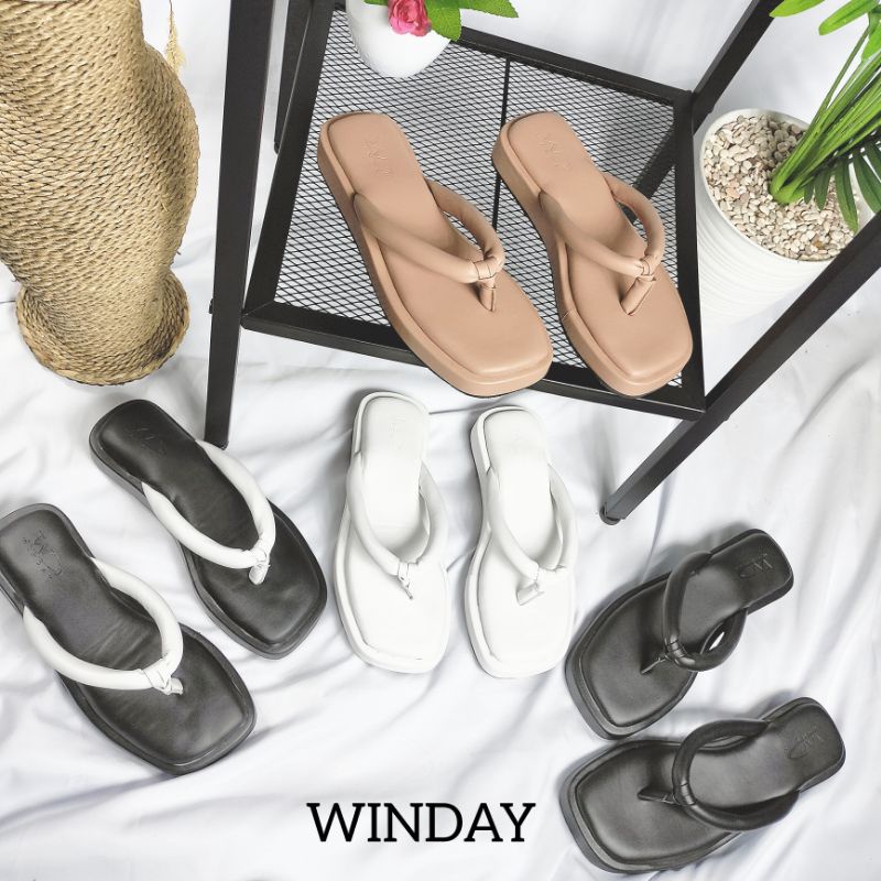 Winday Alula - Sandal Wanita Platform Jepit