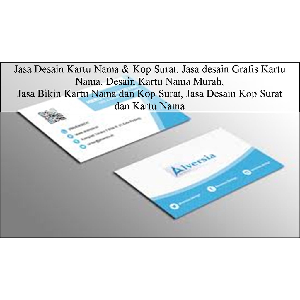 Jasa Desain Kartu Nama & Kop Surat, Jasa desain Grafis Kartu Nama, Desain Kartu Nama Murah,  Jasa Bi