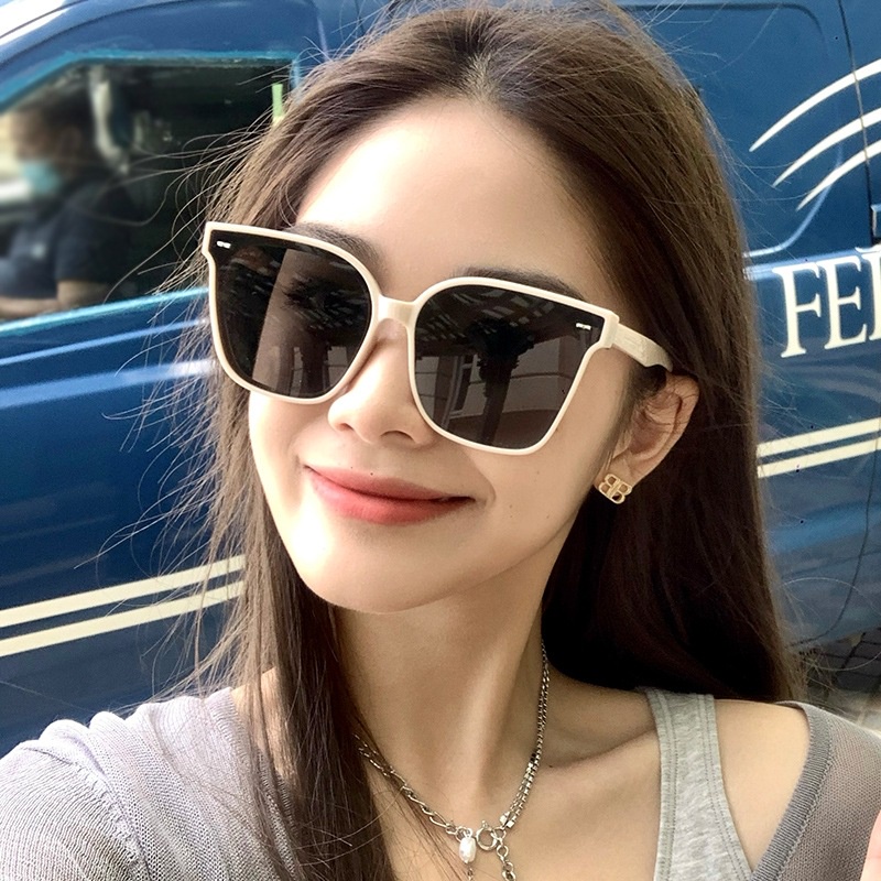 Kacamata Kotak Hitam Korean Fashion Sunglassess Wanita/Pria Korean Fashion Square Frame Kacamata Wanita Sunglasses