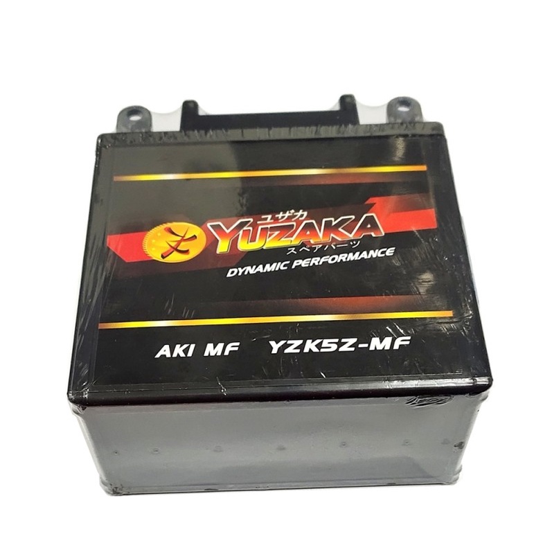 Aki Kering Yuzaka YZK5Z-MF Aki Motor 12V 12 Volt Supra Jupiter Mio Grand F1ZR