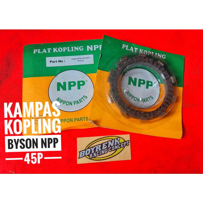 Plat Kampas Kopling YMH BYSON KODE 45P NPP-BOYRENK RACING