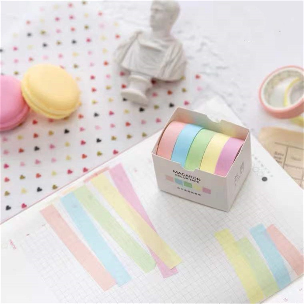 JRN008 – Deco Sticker Washi Tape Dairy Journal Scrapbook Label Solatip Isolasi Warna Gambar