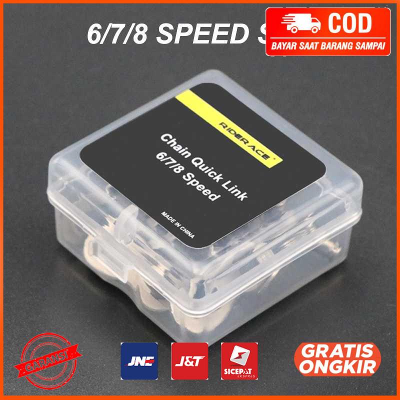 Konektor Rantai Sepeda Chain Quick Link 6/7/8 Speed RR7611