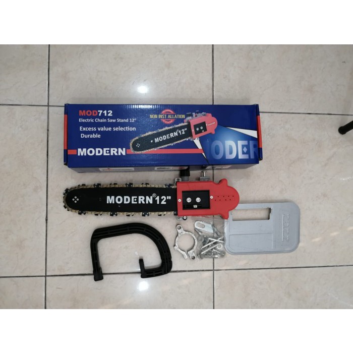 Mesin Mini Gergaji Potong Chain Saw Modern 12 Inch